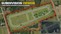 expertly do subdivision layout, land development, plot division and parcel map
