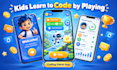 build a coding game app that teaches kids to code