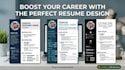 design a professional resume and cv