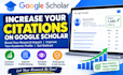 increas your citation on your google scholar profile link