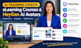 create ai training videos, elearning courses and ai avatar videos with heygen