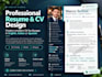 create a professional resume and CV