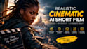 create cinematic realistic ai short film