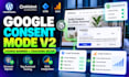 set up wordpress google consent mode v2 with cookiebot GTM ga4
