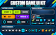 design custom game UI UX menus and hud