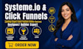 setup systeme io sales funnel, click funnels 2 0, systeme io funnel builder