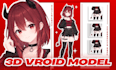 create custom 3d vroid vtuber model, vrchat avatar and rigging