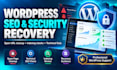 remove wordpress malware and fix SEO issues