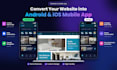 convert your existing website into android and ios app