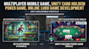 build multiplayer mobile game, unity card game, online ludo game,smart contract