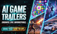 create cinematic 3d game trailer game video or app promo trailer for your game