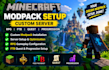create fix custom minecraft modpack setup server with rpg ftb quest progression