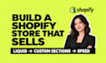 develop shopify websites custom liquid themes sections speed optimization
