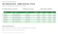extract invoice data from PDF files into excel