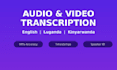do audio and video transcription,verbatim and timestamps