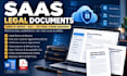 draft saas terms of service eula and software license agreement