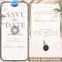 create an elegant animated wedding invitation video