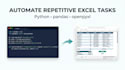 clean format and automate excel data using python