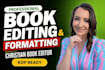 be your german book editor for proofreading and lektorat