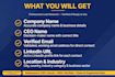 find ceo and founder leads with email
