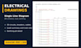 draw electrical layout and single line diagram in autocad