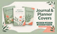 design a journal, planner, or workbook cover for amazon KDP