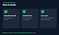 create a python script, bot or automation for your tasks