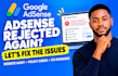 help with google adsense approval and fix website issues