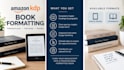 format your book for amazon KDP ebook or paperback