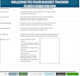 create a personalized excel budget tracker and financial dashboard