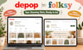 do depop shop setup, folksy SEO, product listing and store optimization