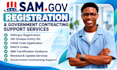 sam gov registration, uei, cage code, sba certification and government contracts