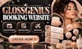 design glossgenius salon booking website with appointments and automation