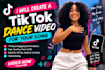 create a tiktok dance video for your song