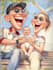 create a detailed custom caricature with a personalized