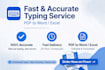 do fast typing anddata entry work