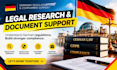 research german regulations and review compliance documents