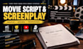 write movie scripts, screenplays, comedy scripts, and youtube scripts