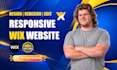 edit wix website, redesign wix website, revamp wix website and fix wix issues
