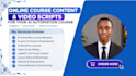 create ai training video course content and scripts for your online course train