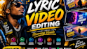 create cinematic lyric video and music visualizer