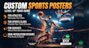 design a modern sports logo