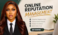 do online reputation management, ORM service  to suppress negative links
