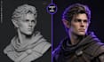 create 3d character modeling character sculpt game ready 3d blender expert