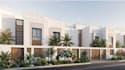 develop 3d modern residential complex, retal urban exterior,flat roofs rendering