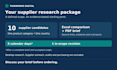 research 10 supplier candidates with source links