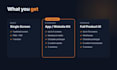 design a modern mobile app UI or website mockup