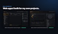 build a custom web app, dashboard or admin panel