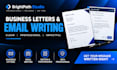 write professional business letters and emails