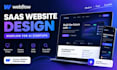 design a webflow saas website for your ai startup
